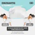 BACK BODYGUARD Ergonomska blazina za kolena iz spominske pene za stransko spanje - slika 4