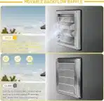 LALAGO Prezračevalna rešetka z zaščito proti insektom 125mm - slika 4