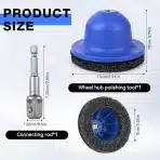 SREBIWO čistilec pesta koles 90/150mm za čeljust 1/2" - slika 3