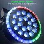 GLOWINGSTAGE RGBW LED PAR reflektor DMX512 - slika 2