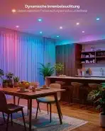 6x DUSKTEC 122 mm RGB LED vgradni reflektor - slika 5