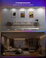 6x DUSKTEC 122 mm RGB LED vgradni reflektor - slika 4
