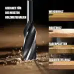MOXPIFY sveder za les 24x155mm z E9.5 šestrobim vpetjem - slika 5
