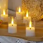 8x ZEVANOR LED svečke brez plamena z daljincem - slika 4