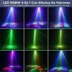 Glowingstage 5v1 Disco LED party luč z 30 efekti - slika 2