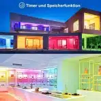 2x LINKE 44cm RGB LED stenski reflektor - 42 W - slika 4
