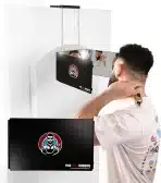 LIPFISBARBERSHOP.COM Prenosno trojno LED ogledalo za striženje las - slika 3