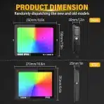 2x RIGIDON RGB LED reflektor z daljinskim upravljanjem 100W - slika 2