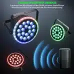 GLOWINGSTAGE RGBW LED PAR reflektor DMX512 - slika 7