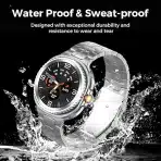 SYNSING titanov pašček za Samsung Galaxy Watch 8 22 mm - slika 5