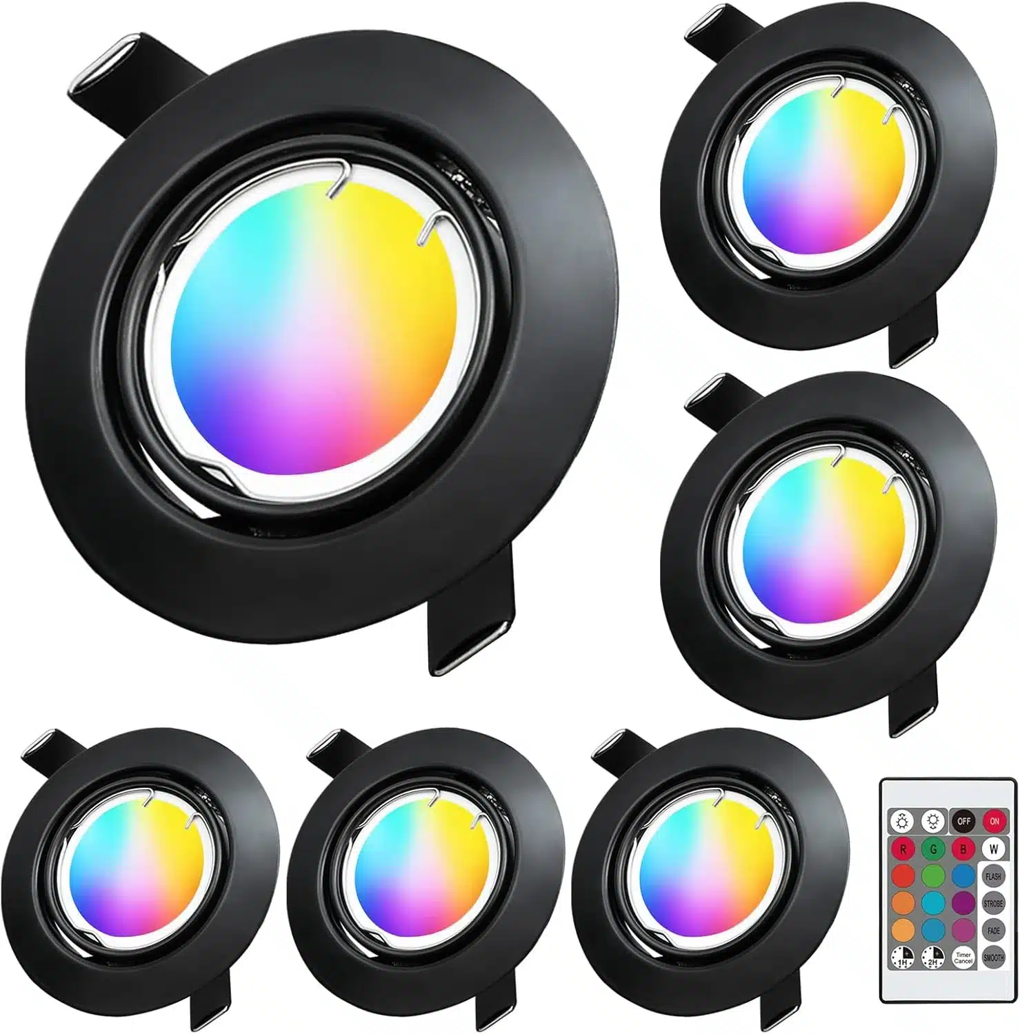 71byKbpSthL._AC_SL1500 5x KYOTECH 90mm RGB LED vgradni reflektor - 5 W - slika 1