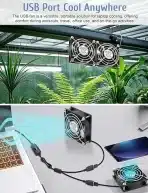 2x WATHAI USB ventilator za hlajenje elektronike - slika 3