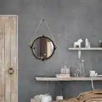 FUNLY MEE industrijsko stensko ogledalo z vrvjo 31cm - slika 2
