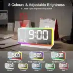 CUTEEFUN projekcijska digitalna budilka z RGB nočno lučko - slika 3