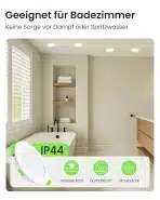 6x ALUSSO 94,5 mm LED vgradni reflektor - slika 4