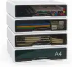 4x ZPONEED A4 organizator s predali za pisalno mizo
