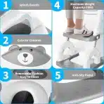 KYYOKE otroški WC nastavek s stopnicami - slika 5