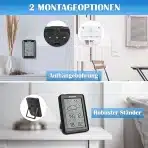GEEVON brezžična vremenska postaja z zunanjim senzorjem - slika 6