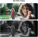 BOIFUN brezžični video zvonec s kamero in nočnim vidom - slika 3