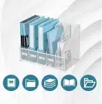 SUPTIDY Kovinski namizni organizator dokumentov - slika 5