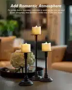 6x HOMEMORY LED čajne svečke z daljincem - slika 4