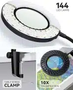 ARTDOT namizna lupa z LED osvetlitvijo in 10x povečavo - slika 4
