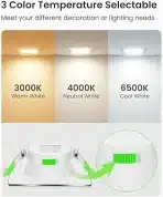 6x ALUSSO 85mm LED vgradni reflektor - 7 W - slika 4