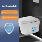 IDEALHOUSE WC deska D-oblike z otroškim sedežem in počasnim zapiranjem - slika 4