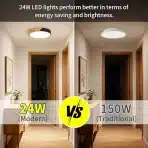 KAMBO 30 cm LED stropna svetilka 24 W 4500 K - slika 5