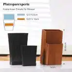 ENOKING blok za nože iz akacijevega lesa - slika 5