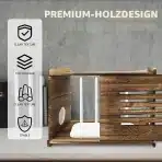 BETINYAR lesena škatla za router z upravljanjem kablov - slika 4