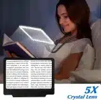 NZQXJXZ lupa z 5x povečavo in LED lučko za okoli vratu - slika 2