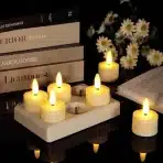 6x CIBNEW LED polnilne sveče z daljincem in polnilno postajo - slika 3