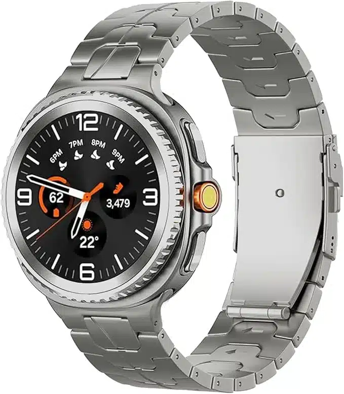 71r6twnm 3L._AC_SX679 SYNSING titanov pašček za Samsung Galaxy Watch 8 22 mm - slika 1