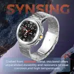 SYNSING titanov pašček za Samsung Galaxy Watch 8 22 mm - slika 2