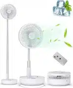 PRIMEVOLVE Prenosni baterijski ventilator USB z nastavljivo višino