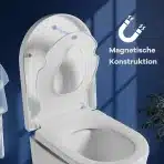 IDEALHOUSE WC deska D-oblike z otroškim sedežem in počasnim zapiranjem - slika 5