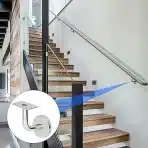 8x AKOLAFE nosilec za ograjo iz nerjavečega jekla 60x60mm - slika 3