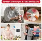 CALLTOU WiFi Tuya pametni SOS gumb za starejše z zapestnico in sprejemnikom - slika 3