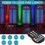 ZONQOONZ RGBW baterijski LED par reflektor - slika 2