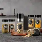 20x FRIBERG stekleni kozarčki za začimbe s pokrovi 120ml - slika 5