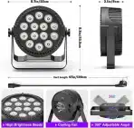 HOLDLAMP 84 W RGBW LED PAR reflektor - slika 6
