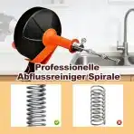 WANGYZJ 13m spiralni čistilec odtokov s kompletom dodatkov - slika 2