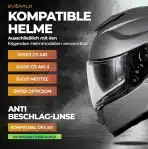 EVERALO Prozoren vizir za čelade Shoei GT-Air, GT-Air 2 in Neotec - slika 3