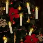 20x YUNSHENG LED božične svečke z daljincem - slika 2