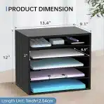 SUPEASY 5-nadstropni namizni organizator za dokumente - slika 4