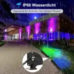 2x LINKE 44cm RGB LED stenski reflektor - 42 W - slika 3