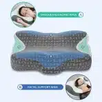 ELVIROS CPAP ergonomska vratna blazina iz spominske pene - slika 2