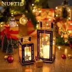 NUPTIO Outdoor LED lanterna s časovnikom in daljincem 23,5cm - slika 4