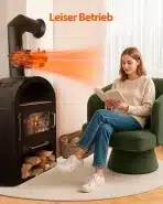 TITECK magnetni ventilator za kamin brez elektrike - slika 4